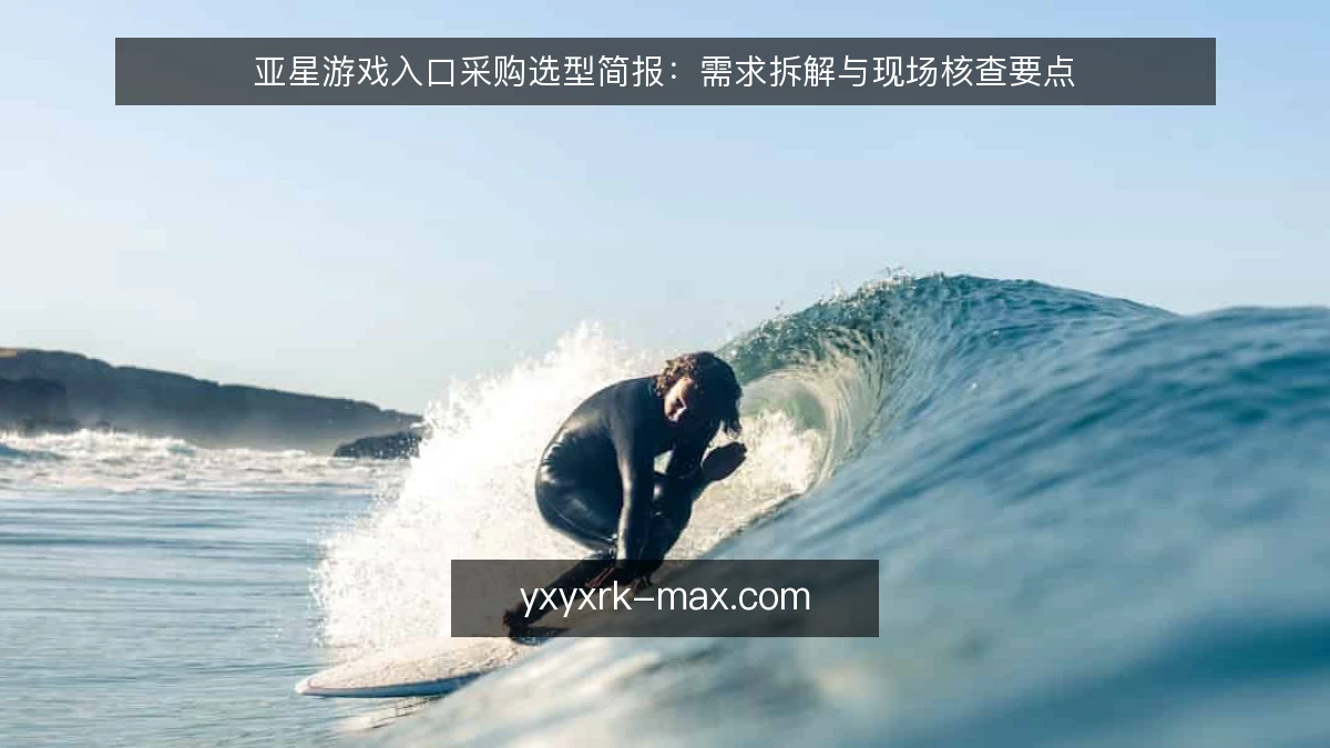 亚星游戏入口采购选型简报:需求拆解与现场核查要点