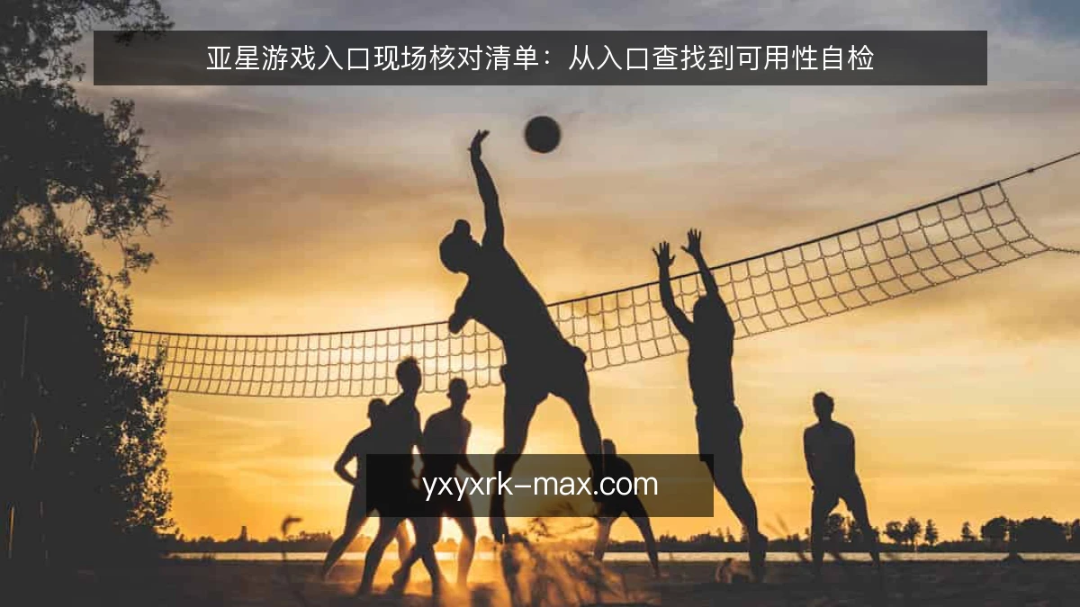 亚星游戏入口现场核对清单:从入口查找到可用性自检